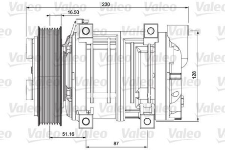 Компресор кондиціонера - Valeo 716658