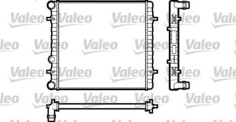 Радиатор, охлаждение двигателя - Valeo 731606