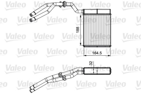 Nagrzewnica FO - (1376873, 1453312, 1751574) Valeo 811515