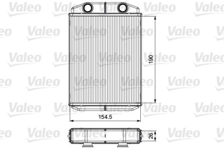 Nagrzewnica DA - Valeo 811553