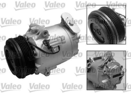 Компресор кондиціонера - ((1854529, 1854184, 24466996, 6854057)) Valeo 813601