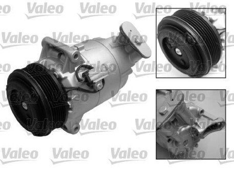 Компресор кондиціонера - ((1134752, 13124752, 13286088, 1854168, 1854190)) Valeo 813602