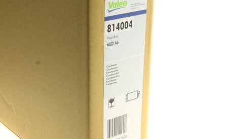 Фото 2 - Радіатор кондиціонера Valeo 814004