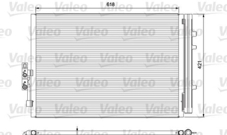 Chгodnica klim - Valeo 814387