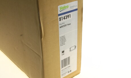 Фото 2 - Радіатор кондиціонера Valeo 814391