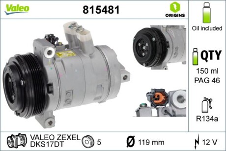 Компрессор - ((4708300600, A4708300600, 926004JA1A)) Valeo 815481
