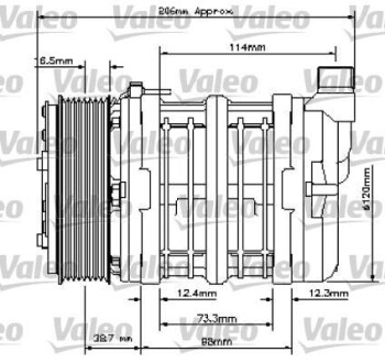 Компресор кондиціонера - Valeo 815815