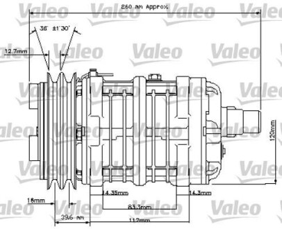 Компресор кондиціонера - Valeo 815841