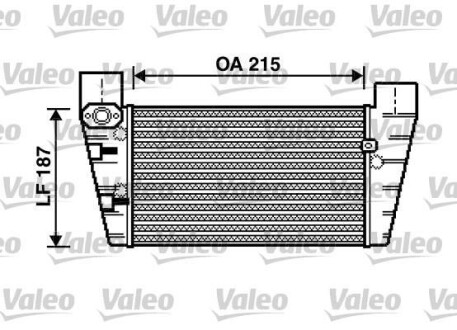 Інтеркулер - ((8E0145805N)) Valeo 817867