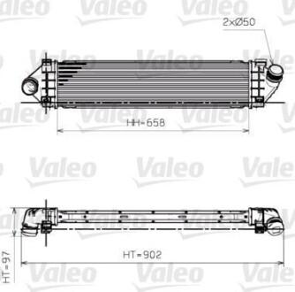 Интеркулер - (1423852, 1429406, 1742060) Valeo 818246