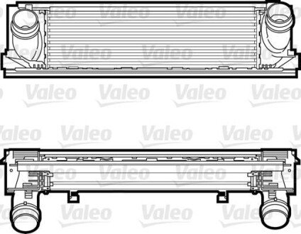 Радіатор інтеркулера BMW 3 (F30/F80/F34/F31)/4 (F33/F83/F32/F82/F36) 1.5D-2.0D N13/N20/N47 11- - (17517600530, 7600530, 17517005530) Valeo 818259 (фото 1)