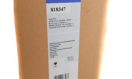 Фото 2 - Интеркулер Valeo 818347