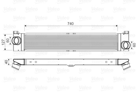 Інтеркулер - ((1340763080)) Valeo 818586