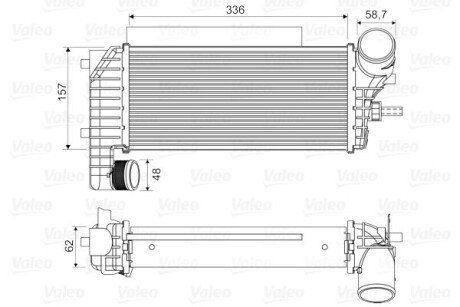 Інтеркулер - ((1712541, 1715728, 1732268, 1740034, 1766819)) Valeo 818604