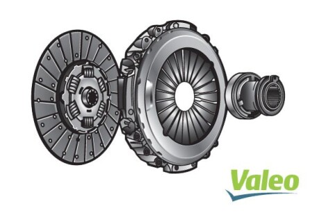 Комплект зчеплення NEW ORIGINAL KIT3P - Valeo 827539