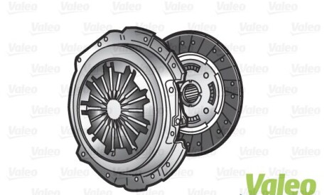Комплект зчеплення (273мм) FORD TRANSIT V363 2.0D/2.2D 08.13- - Valeo 832391