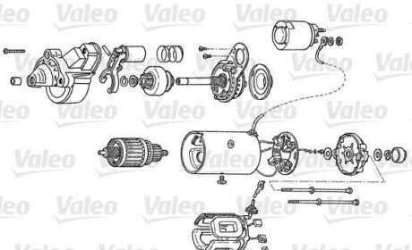 Стартер - (5073919AA, 5103581AA, 5103581AB) Valeo D7R19