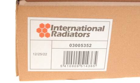 Фото 2 - Радіатор кондиціонера Van Wezel 03005352