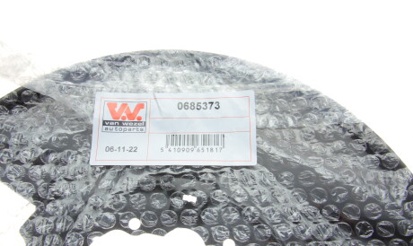 Фото 2 - Кожух гальмівного диска Van Wezel 0685373