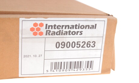 Фото 2 - Радіатор кондиціонера Van Wezel 09005263