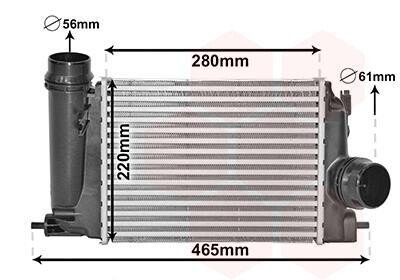 Інтеркулер NISSAN QASHQAI / RENAULT MEGANE - Van Wezel 13014703