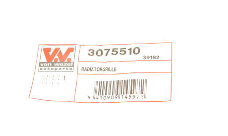 Фото 2 - Решітка радіатора Van Wezel 3075510