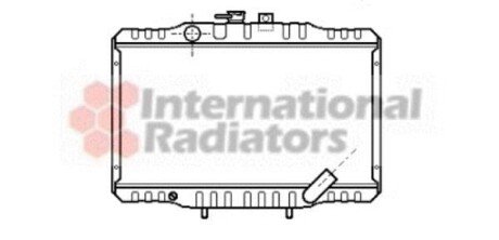 Радіатор охолодження Hyundai H-1; MITSUBISHI L300 - Van Wezel 32002062