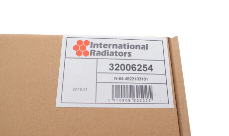 Фото 2 - Радиатор печки Van Wezel 32006254