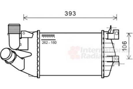 Інтеркулер OPEL ASTRA H/ OPEL ZAFIRA B - (13213402, 6302076, 13212402) Van Wezel 37004584