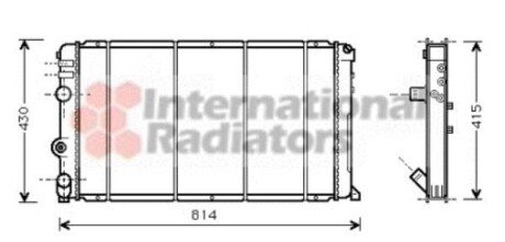 Радіатор MASTER 28DTi MT +/-AC 97- - (09161437, 2140000QA8, 2140000QAA) Van Wezel 43002263