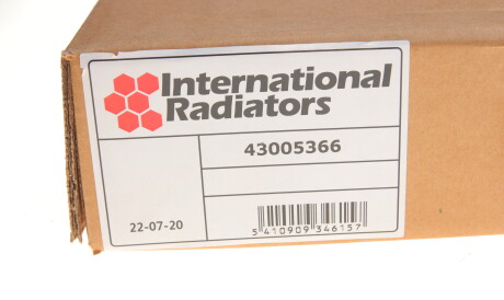 Фото 2 - Радиатор кондиционера Van Wezel 43005366