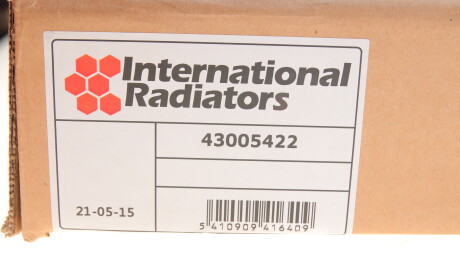 Фото 2 - Радіатор кондиціонера Van Wezel 43005422