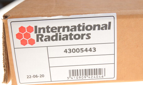 Фото 2 - Радиатор кондиционера Van Wezel 43005443