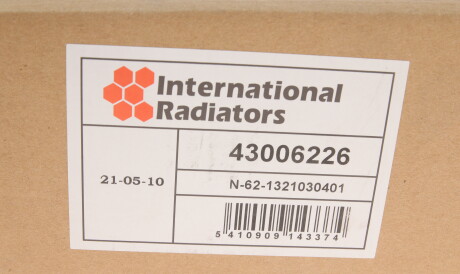 Фото 2 - Радиатор печки Van Wezel 43006226