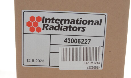 Фото 2 - Радиатор печки Van Wezel 43006227