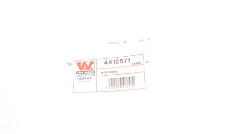 Фото 2 - Бампер (кузов) Van Wezel 4412571