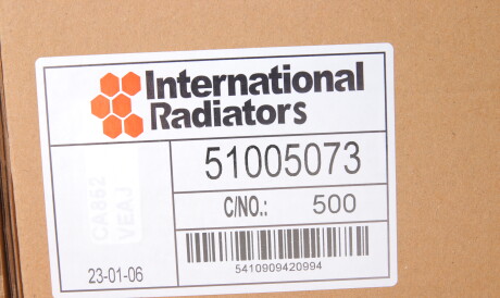 Фото 2 - Радиатор кондиционера Van Wezel 51005073