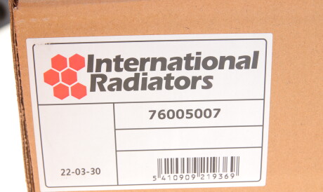 Фото 2 - Радиатор кондиционера Van Wezel 76005007