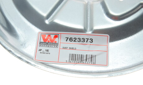 Фото 3 - Кожух гальмівного диска Van Wezel 7623373