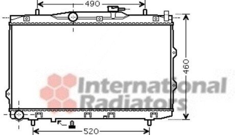 Радіатор CERATO 16i/20i MT 04- - (253102F000) Van Wezel 83002074