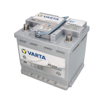Автомобильный аккумулятор 6СТ-50 АзЕ Silver Dynamic AGM A9 (VA550901054) - VARTA 550 901 054