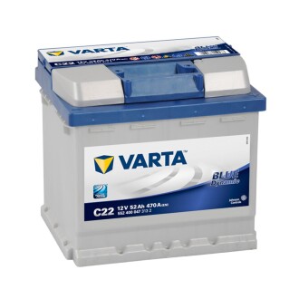 52Ач Blue Dynamic C22 (0) - VARTA 552400047