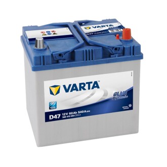 60Ач Blue Dynamic АЗИЯ D47 (0) - (8201A325, 01579A107K, 3361077E61) VARTA 560410054