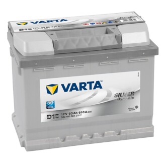 63Ач Silver Dynamic D15 (0) - (5600JY, 5600TJ) VARTA 563400061