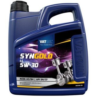 Syngold LL 5W-30 4л Синтетична моторна олива - VATOIL 50017 (фото 1)