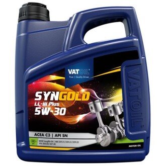 Syngold LL-III PLUS 5W-30 4л Синтетична моторна олива - VATOIL 50021 (фото 1)