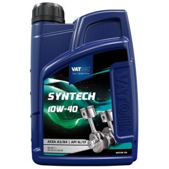 Syntech 10W-40 1л Напівсинтетична моторна олива - VATOIL 50028
