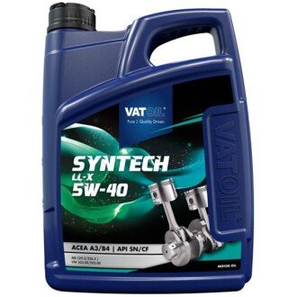Syntech LL-X 5W-40 5л Синтетична моторна олива - VATOIL 50036 (фото 1)