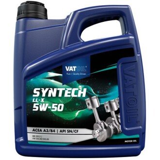 Syntech LL-X 5W-50 4л Синтетическое моторное масло - VATOIL 50398