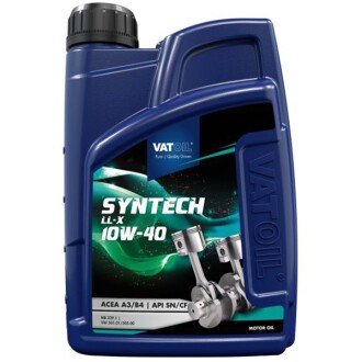 Syntech LL-X 10W-40 1л Напівсинтетична моторна олива - VATOIL 50648 (фото 1)